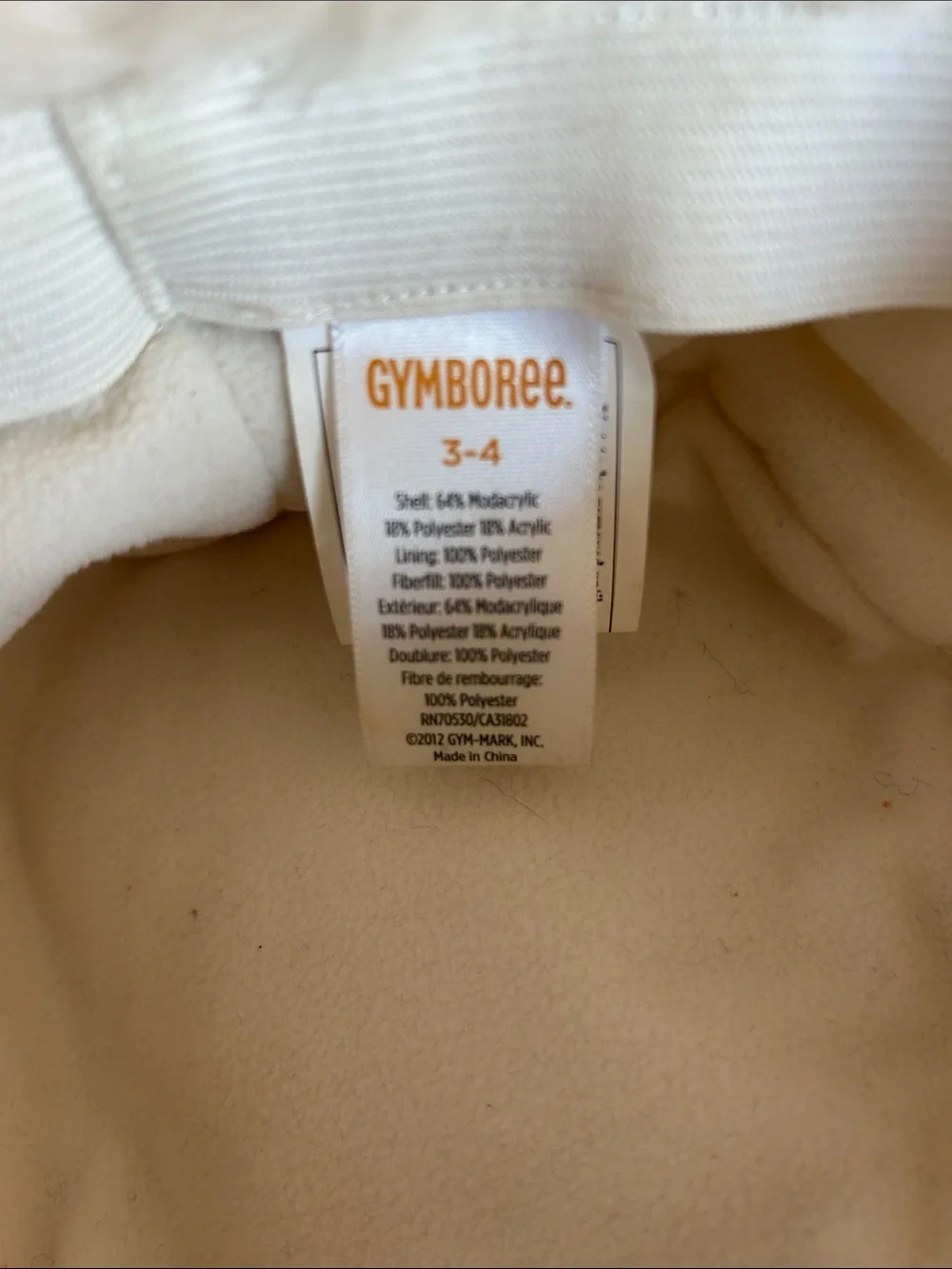 Gymboree Cream Faux Fur Pillbox Hat NEW